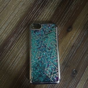 Iphone 5S moving glitter case